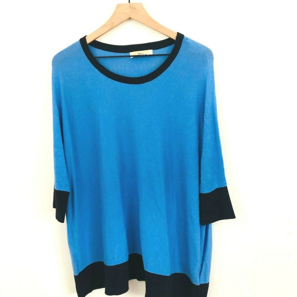 Michael Kors Colorblock Dolman Tunic Top M